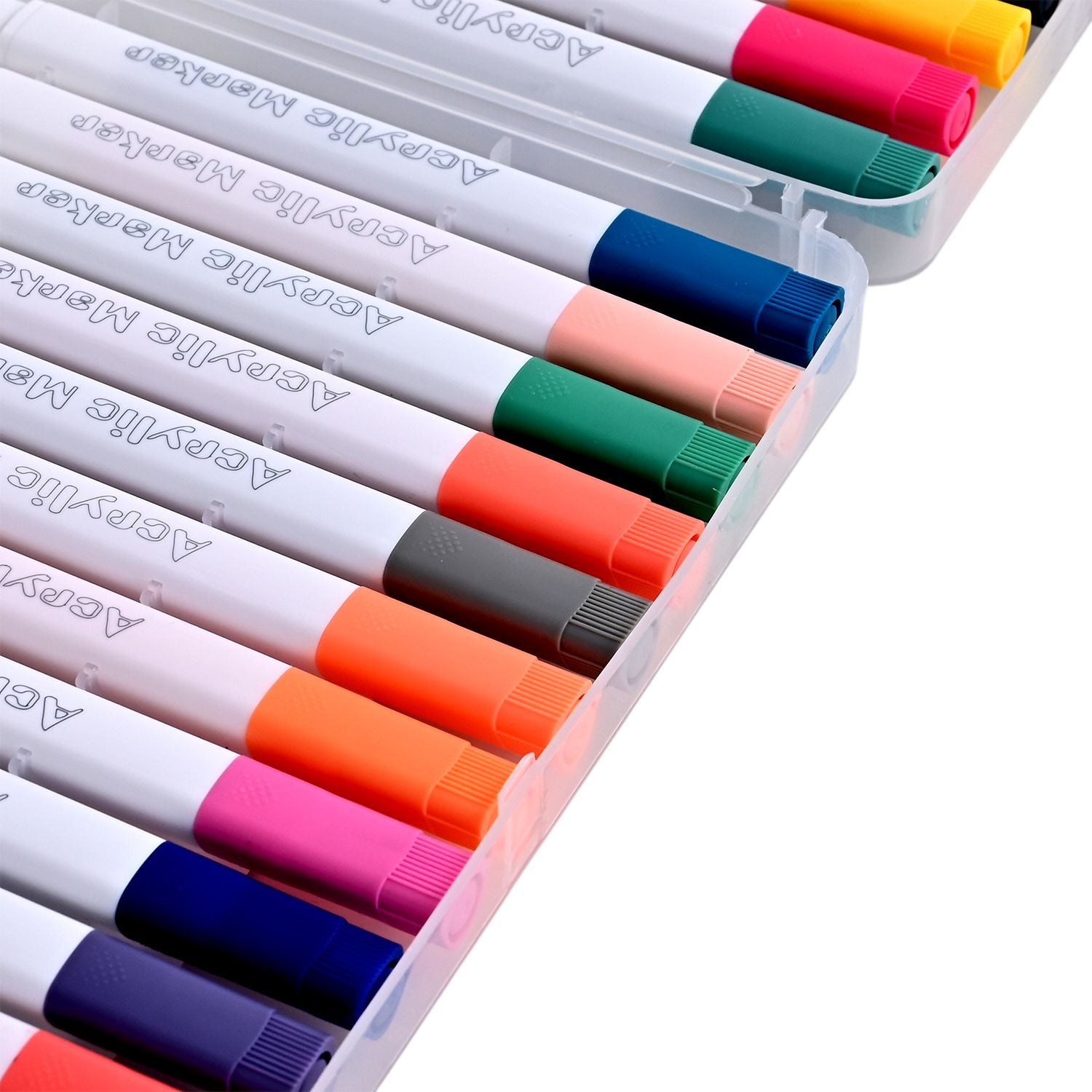 LIVMORE Premium Acryl Marker Set 48 teilig in Aufbewahrungsbox