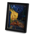 LIVMORE DIY Bilderrahmen Bastelset, 3D, Sternennacht, 22x13x17cm, Blau