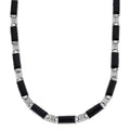 Blauer Sandstein Halskette ca. 40.5 cm Reine Legierung ca. 50.00 ct