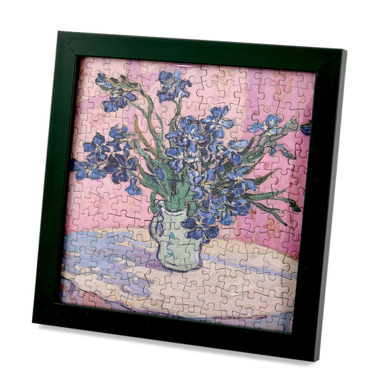 LIVMORE DIY Bilderrahmen Puzzle Bastelset 169 teilig Garten Landschaft Motiv 18.1 x 13 x 18.1 cm Grün
