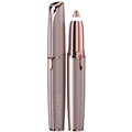 Finishing Touch Flawless Augenbrauen-Trimmer mit integriertem Licht, 18 Karat vergoldet, Roségold