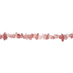 Erdbeer Quarz Halskette 76 cm ca. 321.00 ct