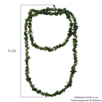 Nephrit Halskette 76 cm ca. 385.00 ct