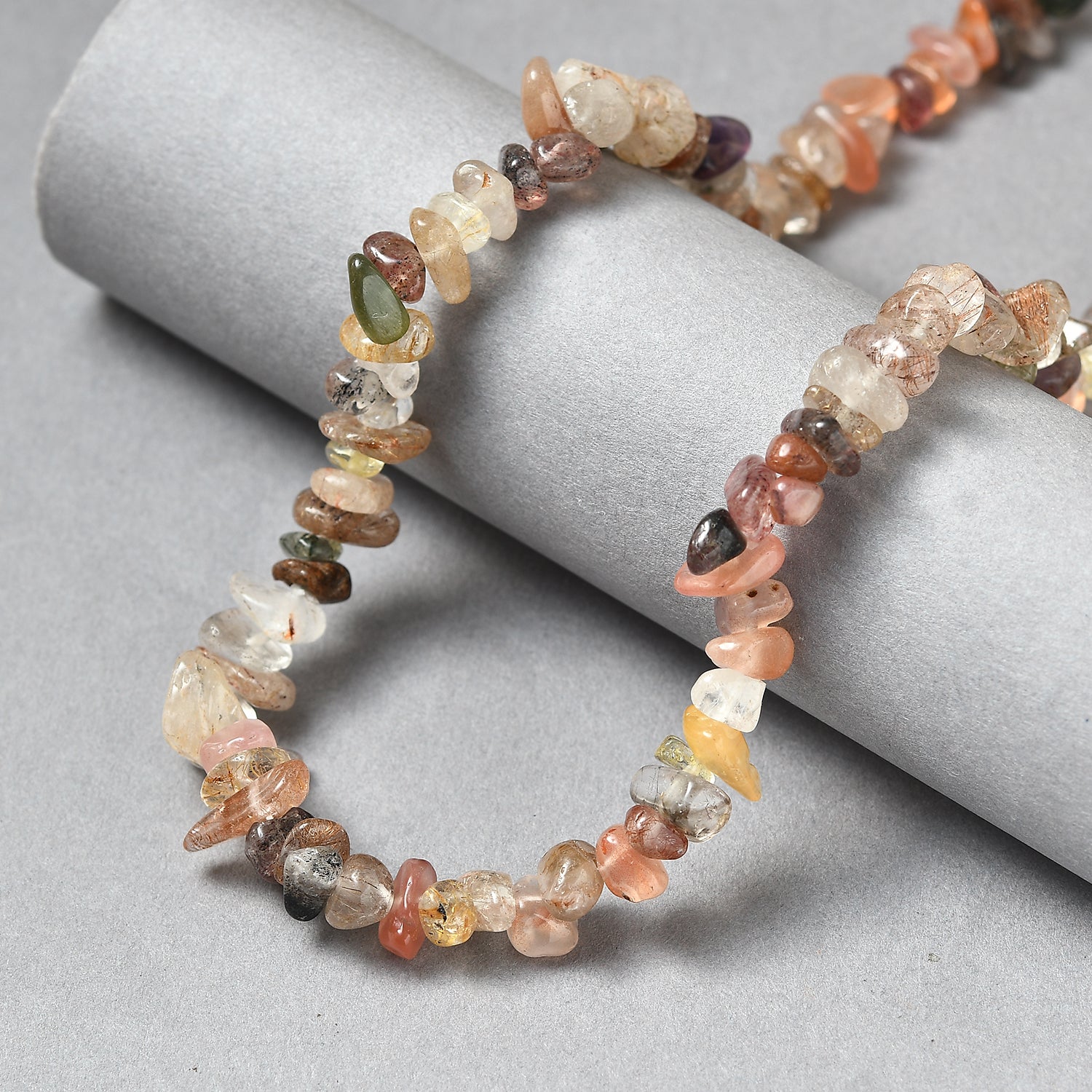 Strahlen Quarz Halskette 76 cm ca. 364.00 ct