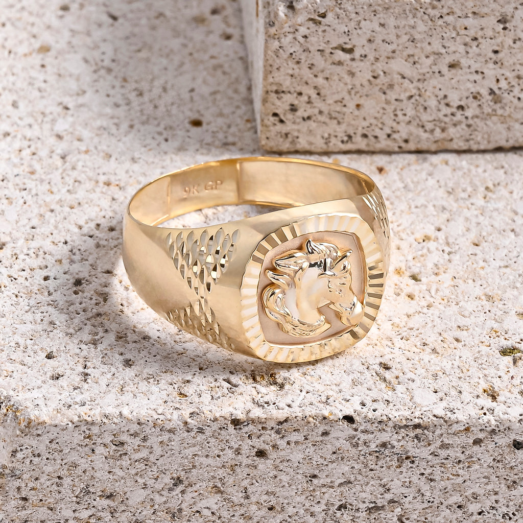 GP - 375 Gold Ring (Größe 19.00) ca. 2,10g