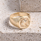 GP - 375 Gold Ring (Größe 19.00) ca. 2,10g