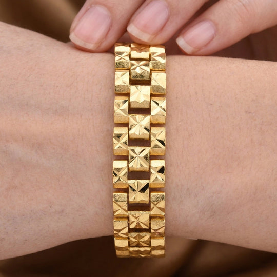 Designer-Stil Nickelfreies Messing Armband ca. 19 cm ca. 27,40g