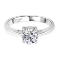 D'Joy Moissanit Ring 925 Silber rhodiniert (Größe 16.00) ca. 1,00 ct