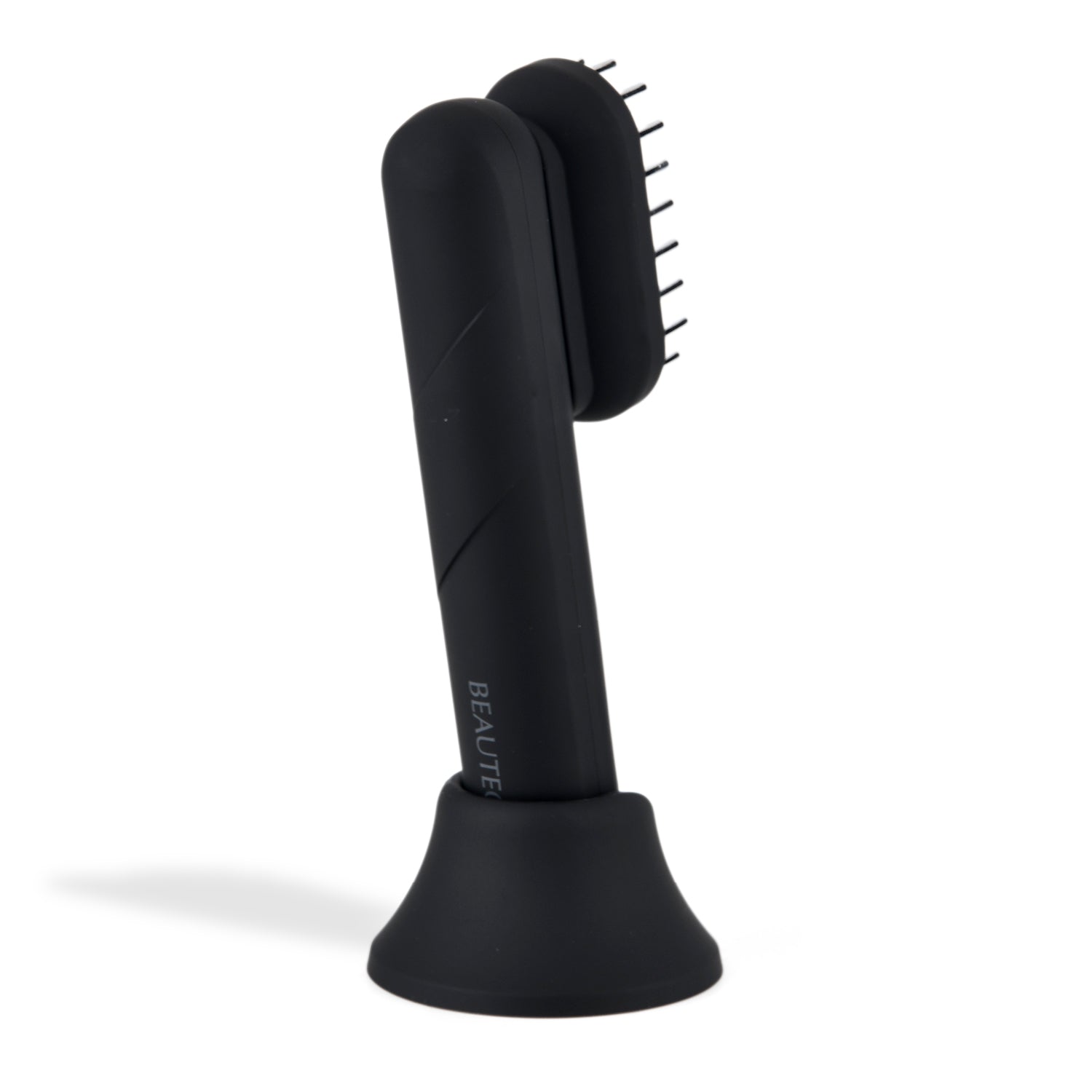 Beautech 4 in 1 Elektrisches Kopfhautmassagegerät mit 1800 mAh Akku, Schwarz Matt