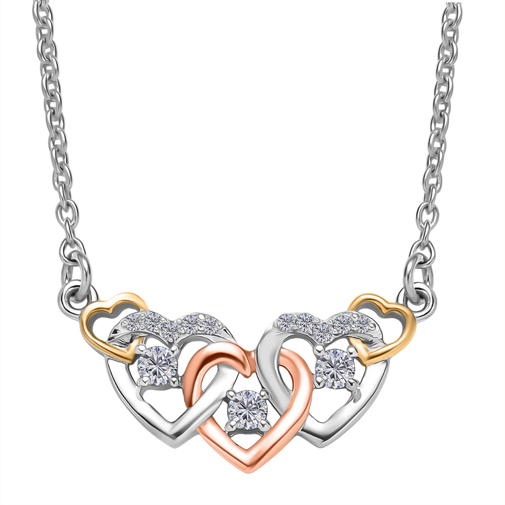 LUXURIANT DIAMOND - Lab Grown Diamant SI-GH Halskette ca. 45 cm 925 Silber ca. 0,25 ct.