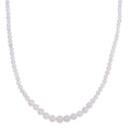 D'Joy AAA Regenbogen Mondstein Halskette ca. 50 cm 925 Silber rhodiniert ca. 140,00 ct.