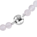 D'Joy AAA Regenbogen Mondstein Halskette ca. 50 cm 925 Silber rhodiniert ca. 140,00 ct.