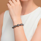 Terahertz Armband Flexibles cm ca. 143,45 ct.