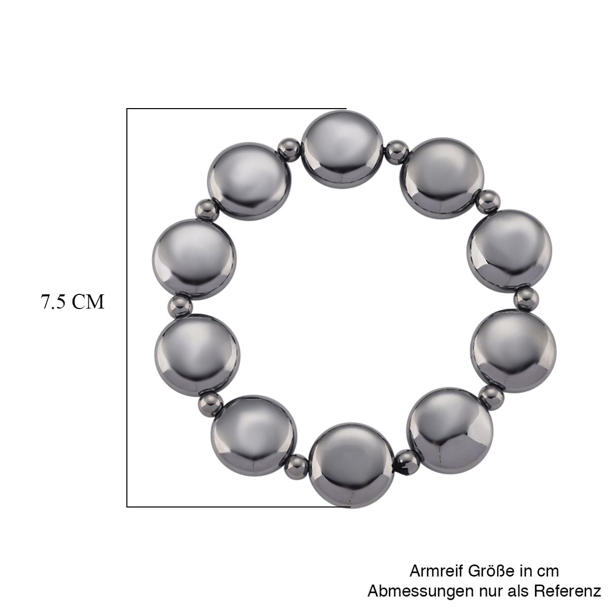 Terahertz Armband, flexibel (ca. 19 cm), ca. 143.45 ct
