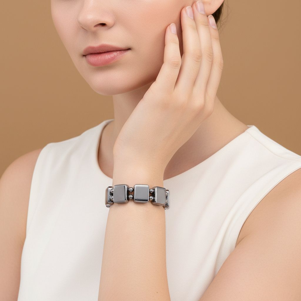 Terahertz Armband, flexibel (ca. 19 cm), ca. 130.00 ct