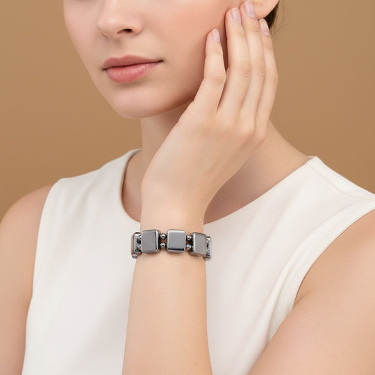 Terahertz Armband, flexibel (ca. 19 cm), ca. 130.00 ct