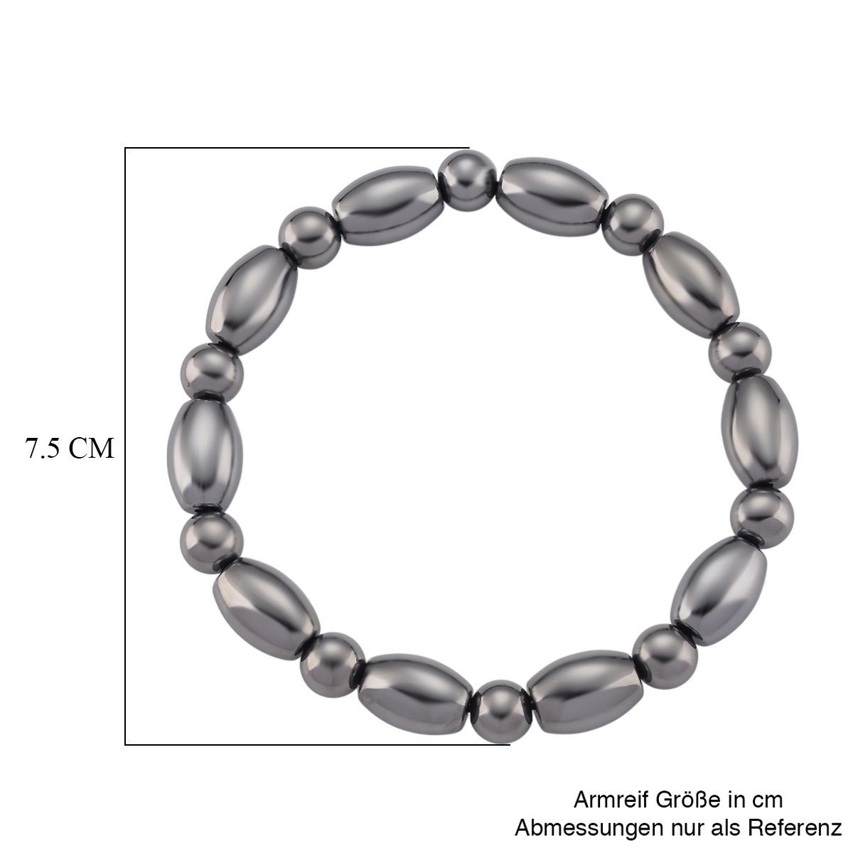 Terahertz Armband, flexibel (ca. 19 cm), ca. 120.00 ct
