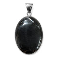 Schwarzer Jaspis Anhänger ca. 50,00 ct.