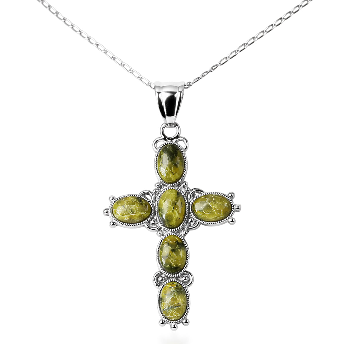 Gelber Schildkrötenjaspis Anhänger ca. 15,00 ct.
