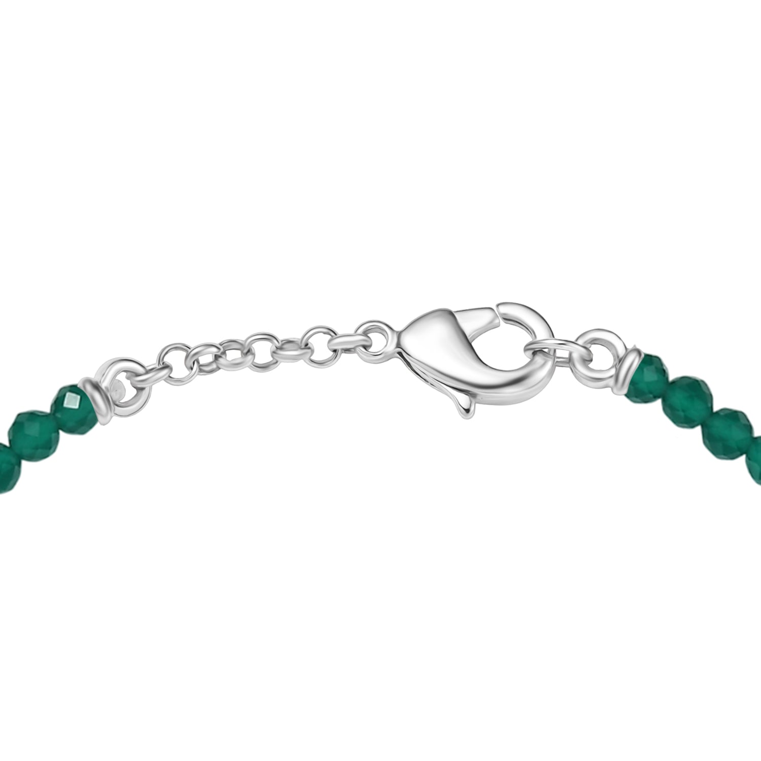 EVER TRUE AAA Malachit, Verde Onyx Armband ca. 19 cm Nickelfreies Messing Zweifarbige Beschichtung ca. 23.25 ct