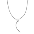 Flexible Schlangenkette, Silberton
