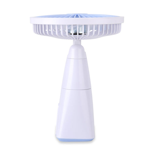 LIVMORE Akku Ventilator, oszillierend, 7 Zoll, Weiß