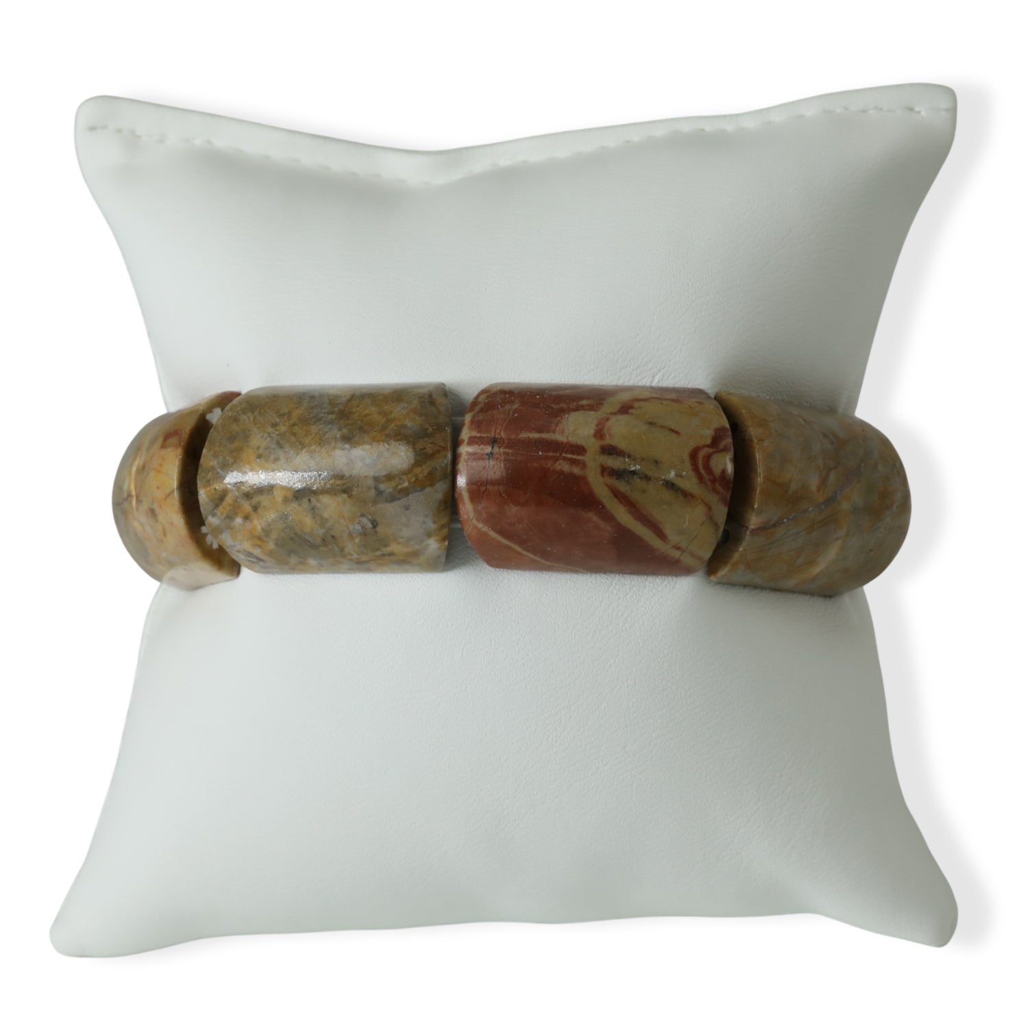 Picasso Jaspis Armband Flexibel (ca. 15.25 cm) ca. 350,00 ct.