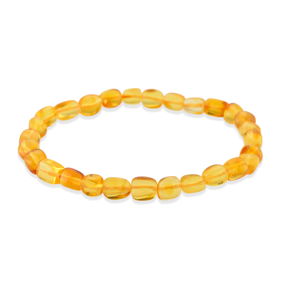 Natürlicher Baltischer Bernstein Armband Flexibles (ca. 18-19 cm)