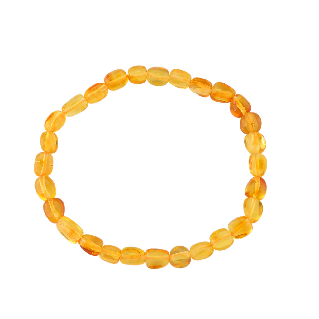 Natürlicher Baltischer Bernstein Armband Flexibles (ca. 18-19 cm)