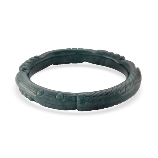 Jadeit Armreif 20 cm ca. 330,00 ct.