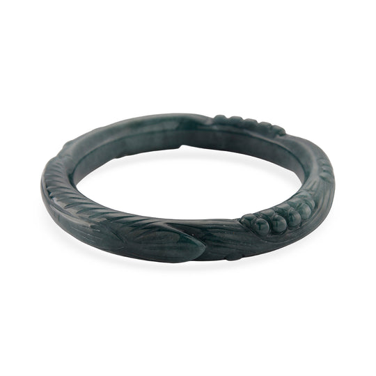 Jadeit Armreif 20 cm ca. 330,00 ct.