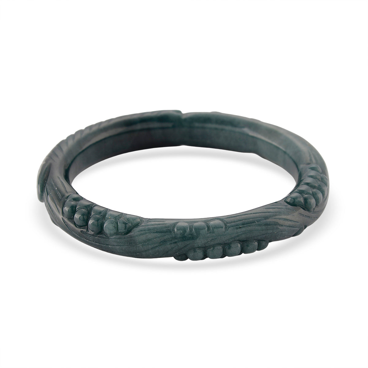 Jadeit Armreif 20 cm ca. 330,00 ct.