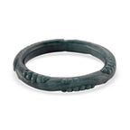 Jadeit Armreif 20 cm ca. 330,00 ct.