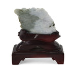 Jadeit (Typ A) Kiefer aus Burma, naturbelassene Schnitzarbeit, ca. 12-18 cm