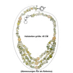 EVER TRUE Serpentin Halskette ca. 45 cm Nickelfreies Messing Platiniert ca. 330.00 ct