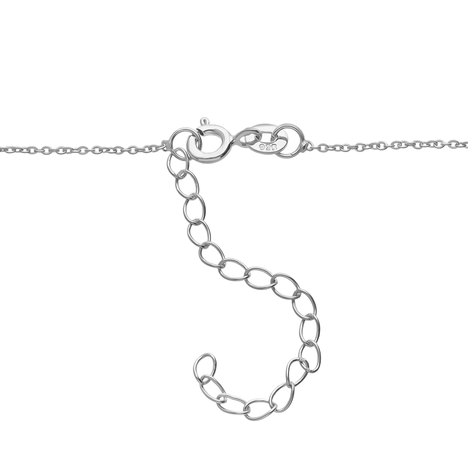 LUXURIANT DIAMOND - Lab Grown Diamant SI-GH Halskette ca. 50 cm 925 Silber Rhodiniert (10-15 Werktage Lieferzeit) ca. 0.50 ct