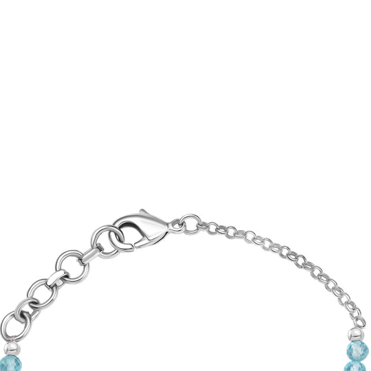 EVER TRUE AAA Labradorit, Apatit Armband ca. 19 cm Nickelfreies Messing ca. 24.30 ct