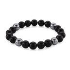Terahertz, Schwarzer Obsidian Armband Flexibles (ca. 18 cm) ca. 125.00 ct