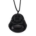 Schwarzer Obsidian Halskette 66 cm ca. 120.00 ct