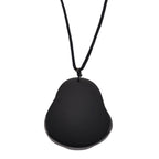 Schwarzer Obsidian Halskette 66 cm ca. 120.00 ct