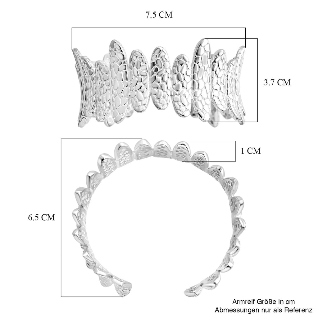 D'Joy Royal Bali Ring und 19cm Armreif in 925 Silber