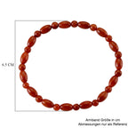 Rote Jade Armband Flexibles (ca. 18-19 cm) ca. 45,00 ct.