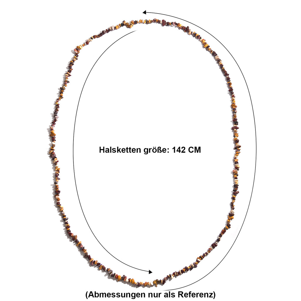 Mookite Halskette 142 cm ca. 550.45 ct