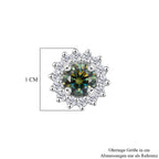 D'Joy Paraiba Moissanit Ohrringe 925 Silber rhodiniert ca. 1,27 ct.