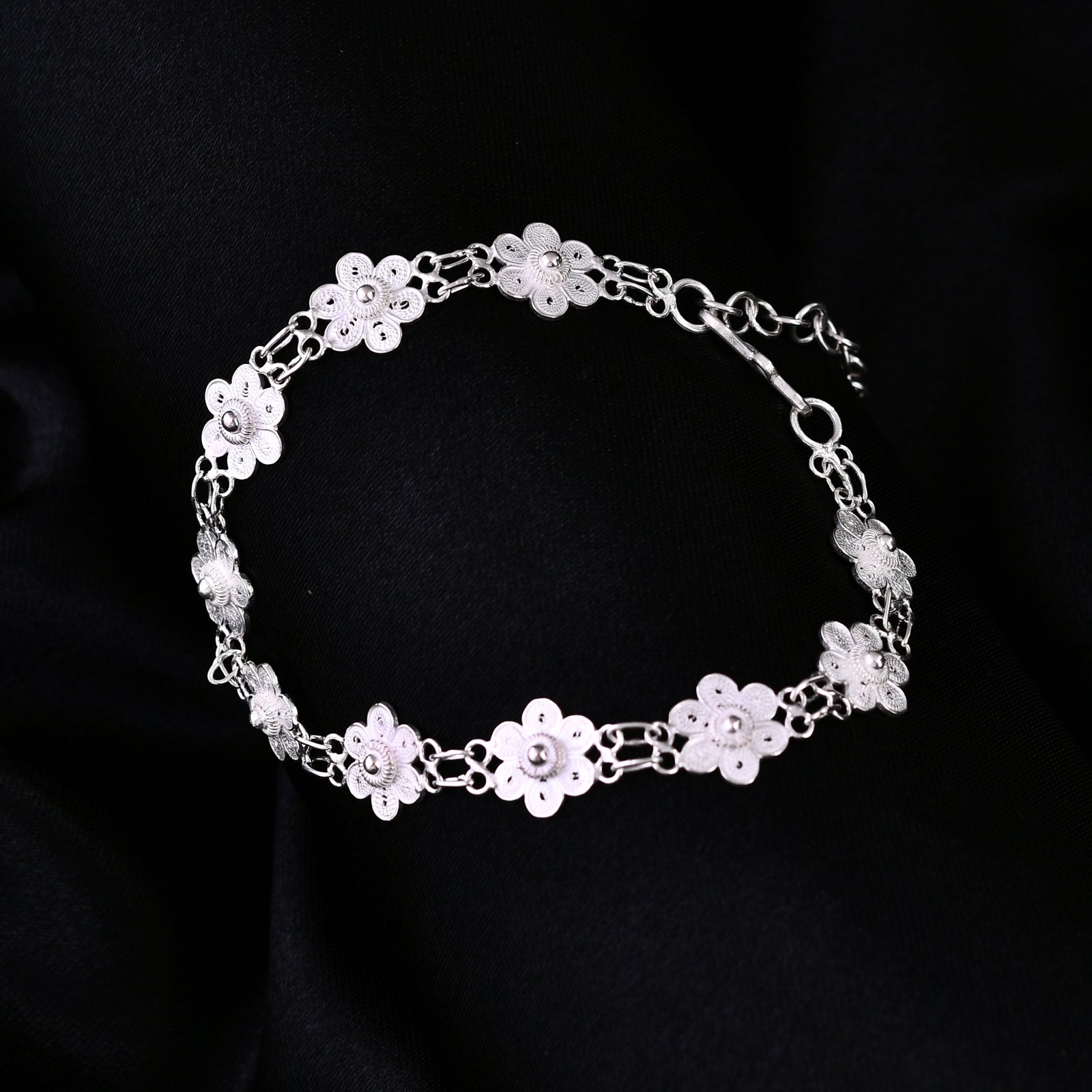 D'Joy Royal Bali Tarakashi 925 Silber Armband ca. 19 cm ca. 7,32g