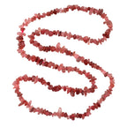 Erdbeer Quarz Halskette 81 cm ca. 250.00 ct
