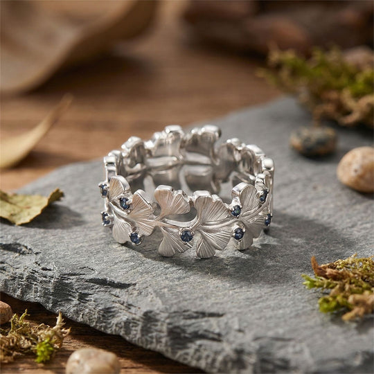 GP - Grüner Diamant, Kanchanaburi Blauer Saphir Ring 925 Silber Rhodiniert (Größe 19.00) ca. 0.15 ct