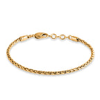 Royal Bali - D'Joy Padian Armband ca. 19 cm - 20 cm, 925 Silber 916 Gelbgold Vermeil  ca. 7,55g