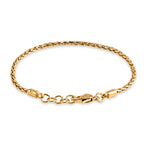 Royal Bali - D'Joy Padian Armband ca. 19 cm - 20 cm, 925 Silber 916 Gelbgold Vermeil  ca. 7,55g