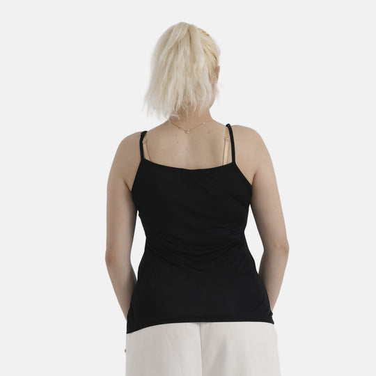 LA MAREY Maulbeerseide-Trägertop, EU 34-36, Größe S, Weiß